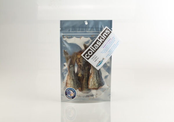 Collaskins-Herring-Tails-skin-on Seafood pet treat